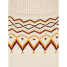 Dubarry Riverstown Ladies Fair Isle Polo Neck Jumper - Chalk - William Powell