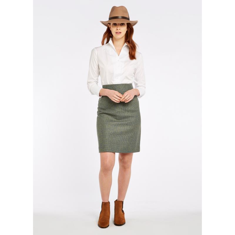Dubarry Snowdrop Ladies Portrait Collar Shirt - White - William Powell