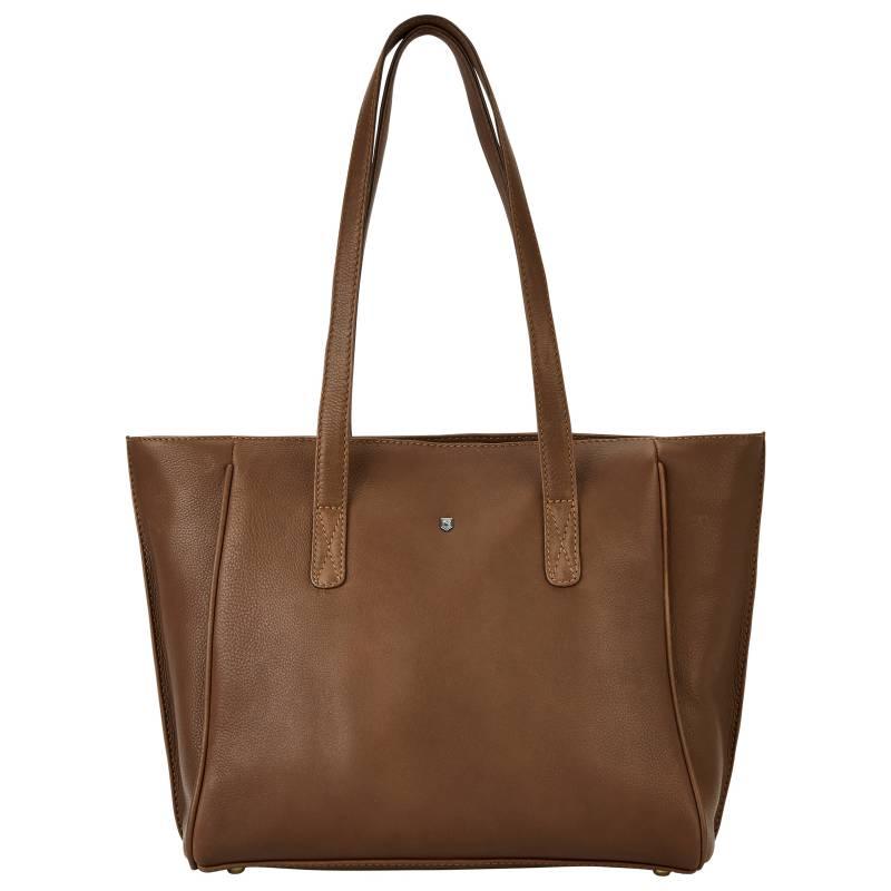 Dubarry Tuam Leather Ladies Tote Bag - Walnut - William Powell