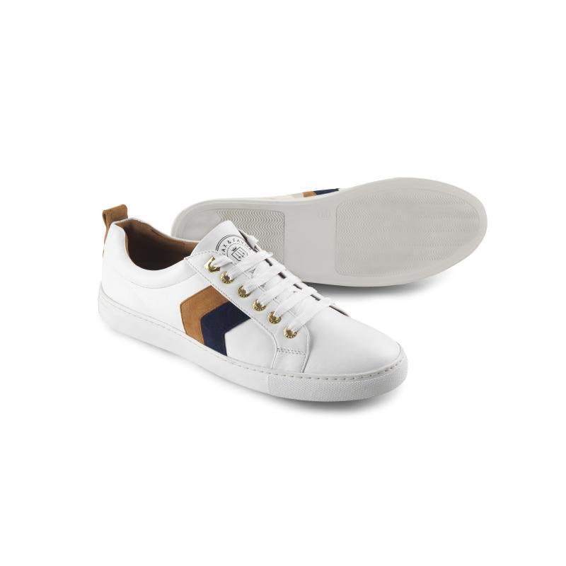 Fairfax & Favor Alexandra Ladies Trainer - White - William Powell