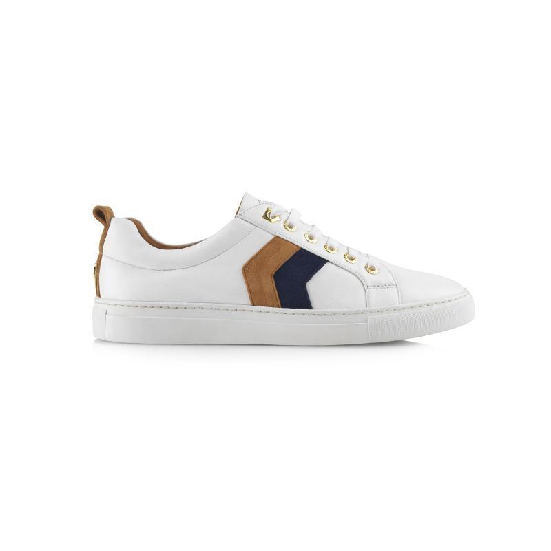 Fairfax & Favor Alexandra Ladies Trainer - White - William Powell
