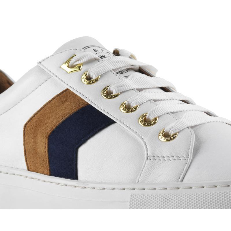 Fairfax & Favor Alexandra Ladies Trainer - White - William Powell
