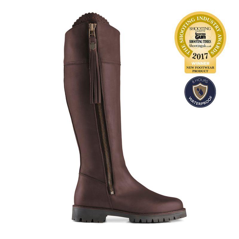 Fairfax & Favor Explorer Waterproof Regular Fit Boots - Mahogany - William Powell