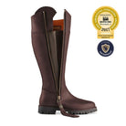 Fairfax & Favor Explorer Waterproof Regular Fit Boots - Mahogany - William Powell