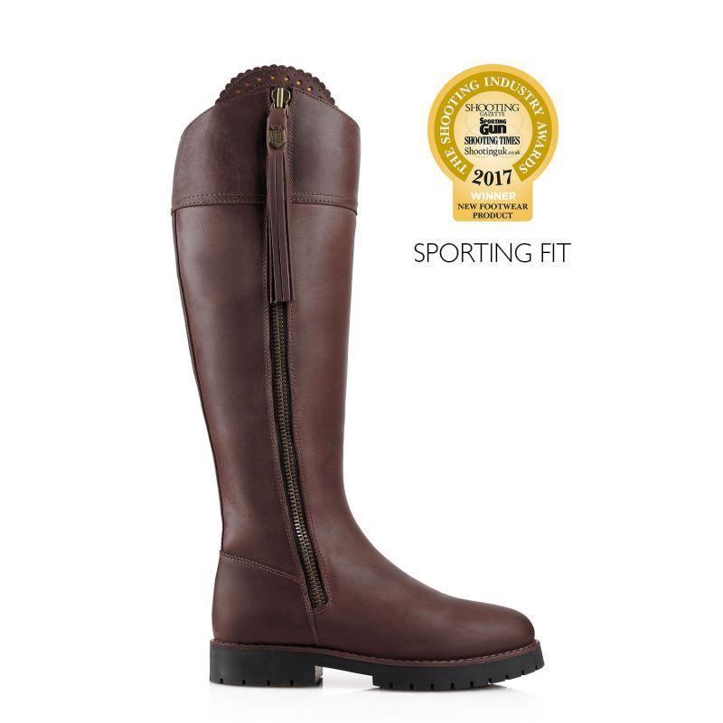 Fairfax & Favor Explorer Waterproof Sporting Fit Boots - Mahogany - William Powell