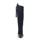 Fairfax & Favor Heeled Regina Suede Boots - Navy - William Powell