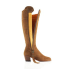 Fairfax & Favor Heeled Regina Suede Boots - Tan - William Powell