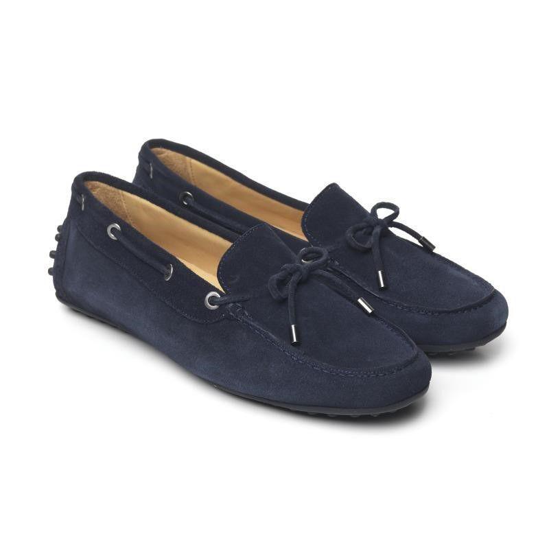 Fairfax & Favor Henley Driving Shoes - Navy - William Powell