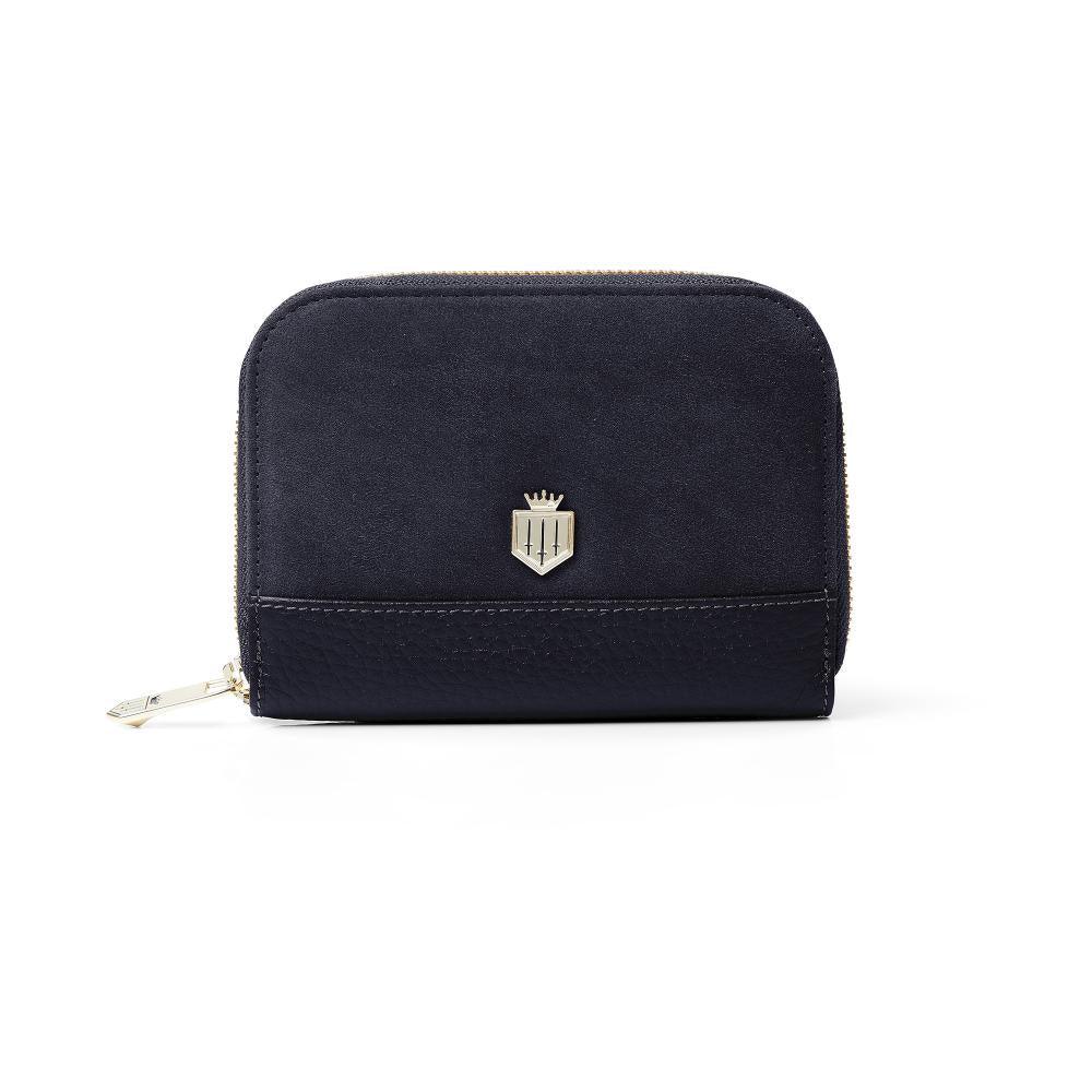 Fairfax & Favor Mini Salisbury Purse - Navy - William Powell