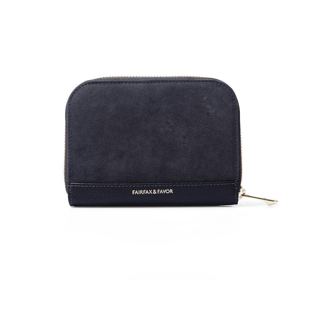 Fairfax & Favor Mini Salisbury Purse - Navy - William Powell