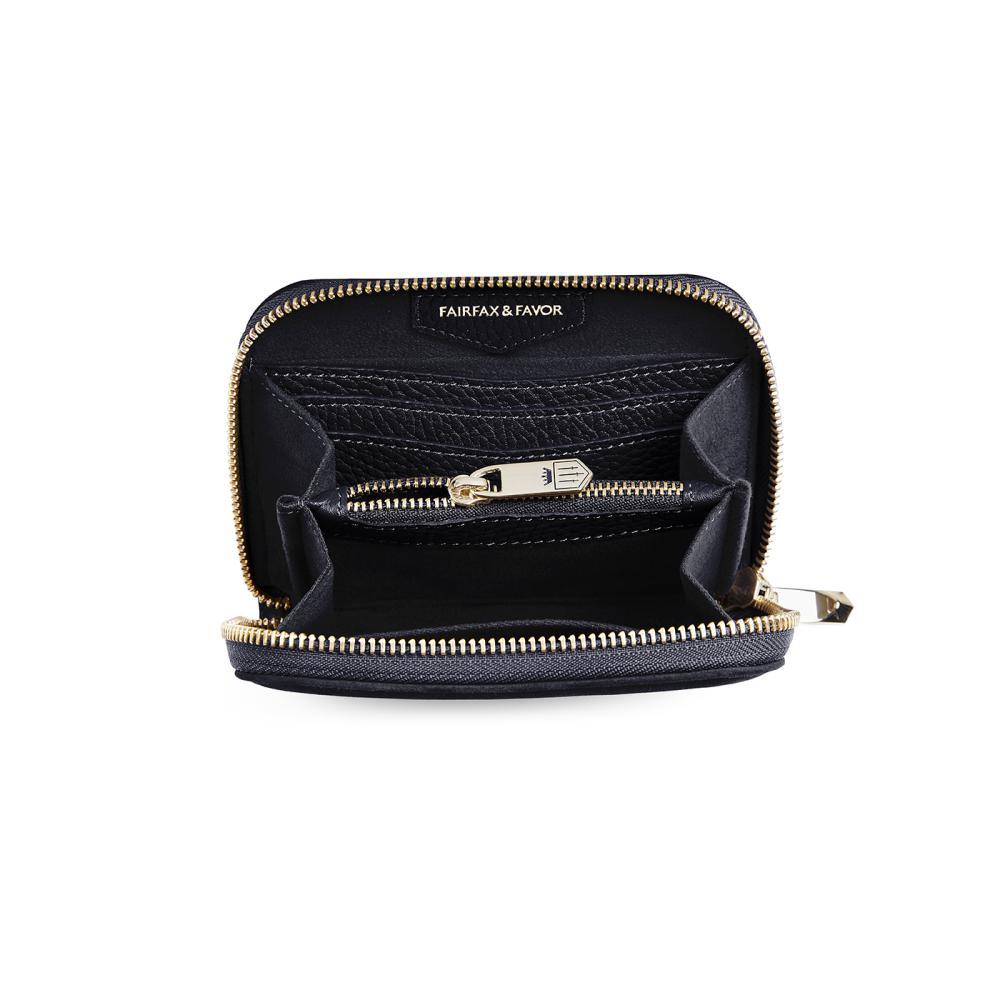Fairfax & Favor Mini Salisbury Purse - Navy - William Powell