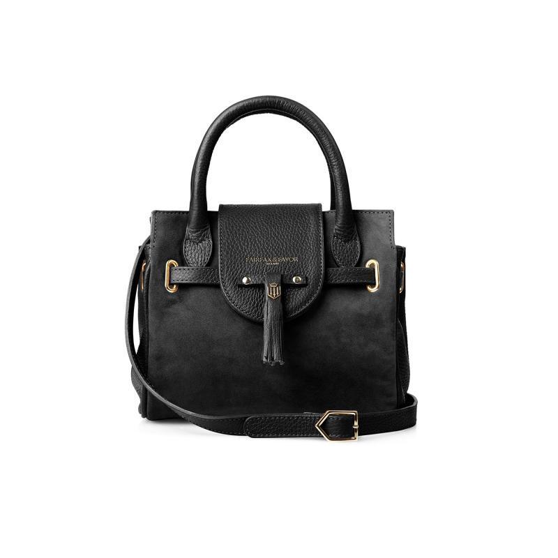 Fairfax & Favor Mini Windsor Handbag - Black - William Powell