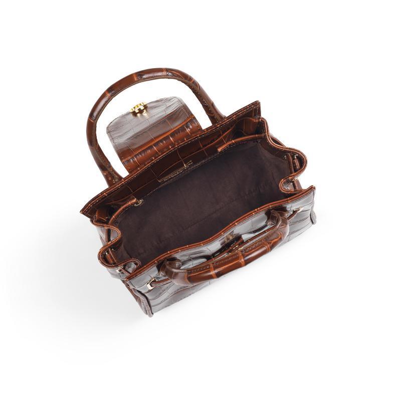 Fairfax & Favor Mini Windsor Handbag - Conker Brown - William Powell