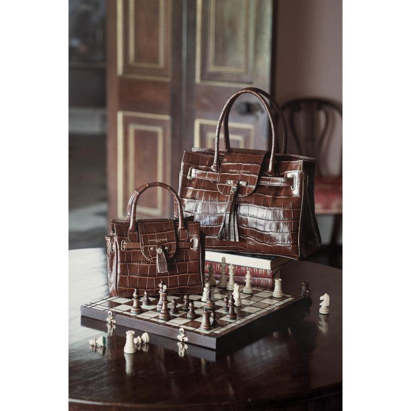 Fairfax & Favor Mini Windsor Handbag - Conker Brown - William Powell