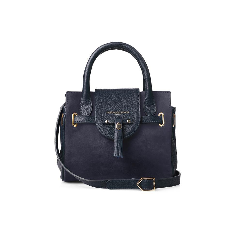 Fairfax & Favor Mini Windsor Handbag - Navy - William Powell