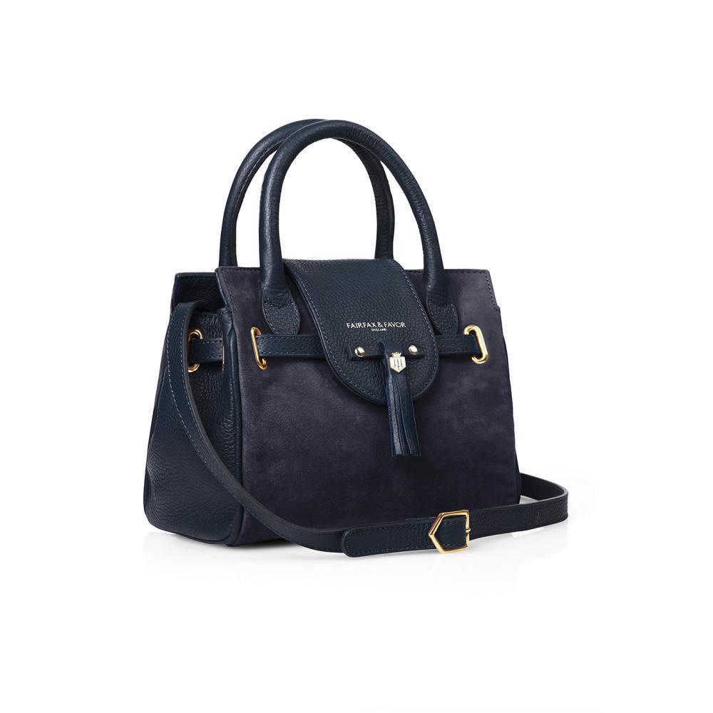 Fairfax & Favor Mini Windsor Handbag - Navy - William Powell
