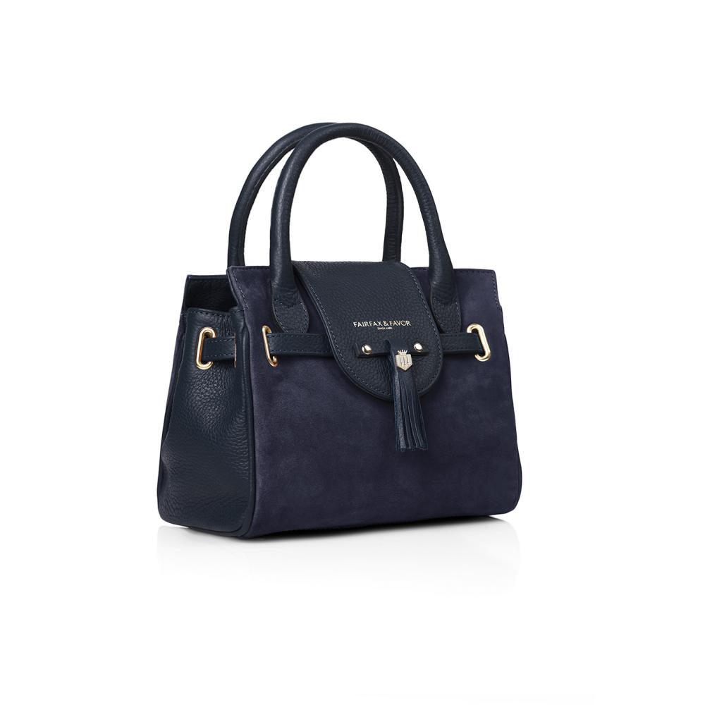 Fairfax & Favor Mini Windsor Handbag - Navy - William Powell