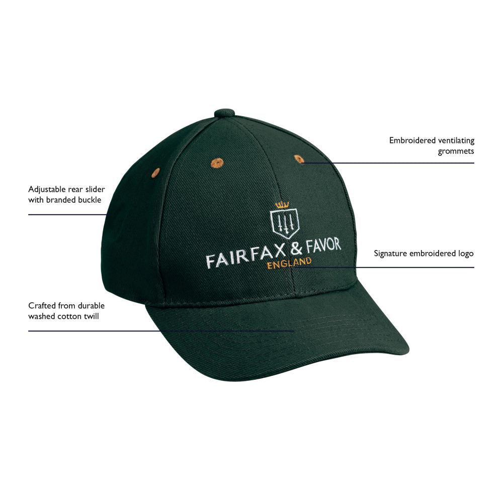Fairfax & Favor Signature Baseball Cap - Green - William Powell