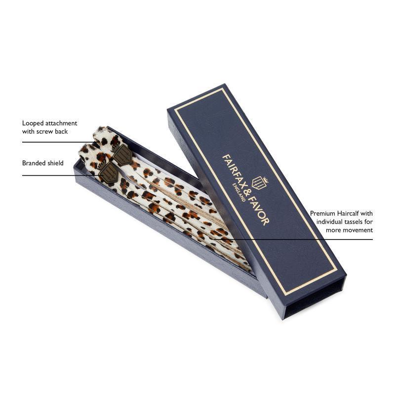 Fairfax & Favor Tassels - Snow Leopard Haircalf - William Powell