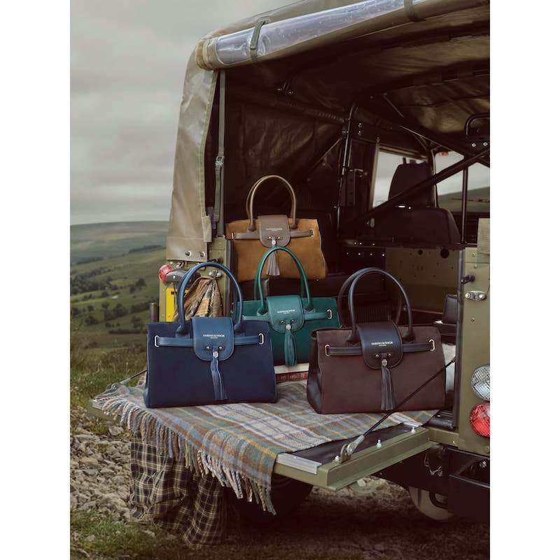 Fairfax & Favor Windsor Handbag - Navy - William Powell