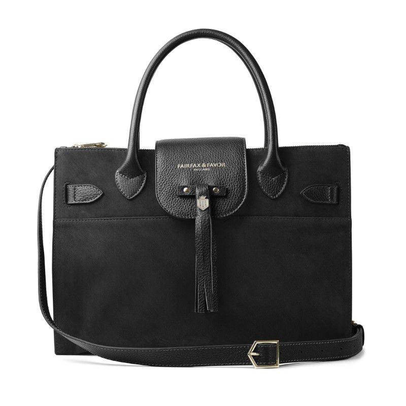 Fairfax & Favor Windsor Ladies Work Bag - Black - William Powell