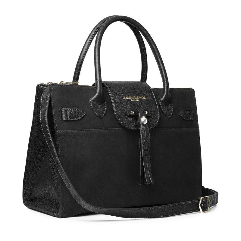 Fairfax & Favor Windsor Ladies Work Bag - Black - William Powell