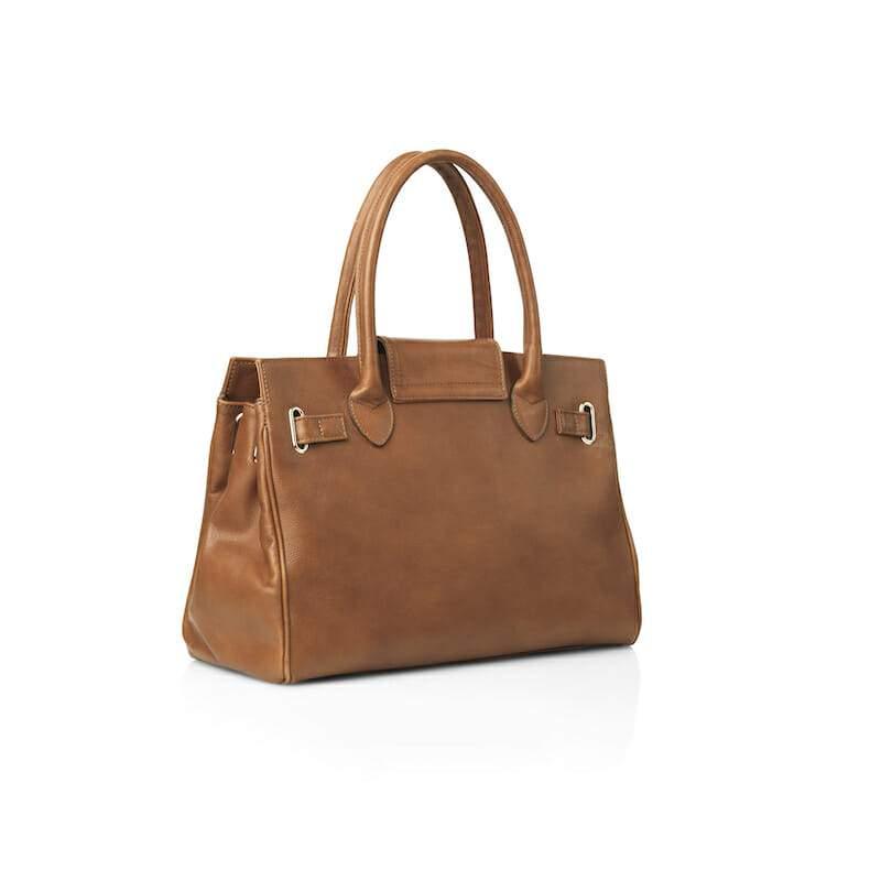 Fairfax & Favor Windsor Leather Pomovero Handbag - Tan - William Powell