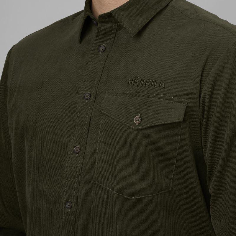 Harkila Kaldfjord Mens Corduroy Shirt - Willow Green - William Powell