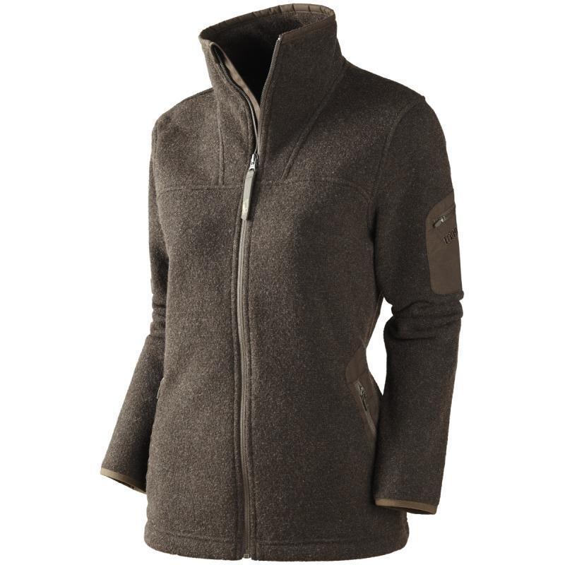 Harkila Ladies Lilja Full Zip - Shadow Brown Melange - William Powell