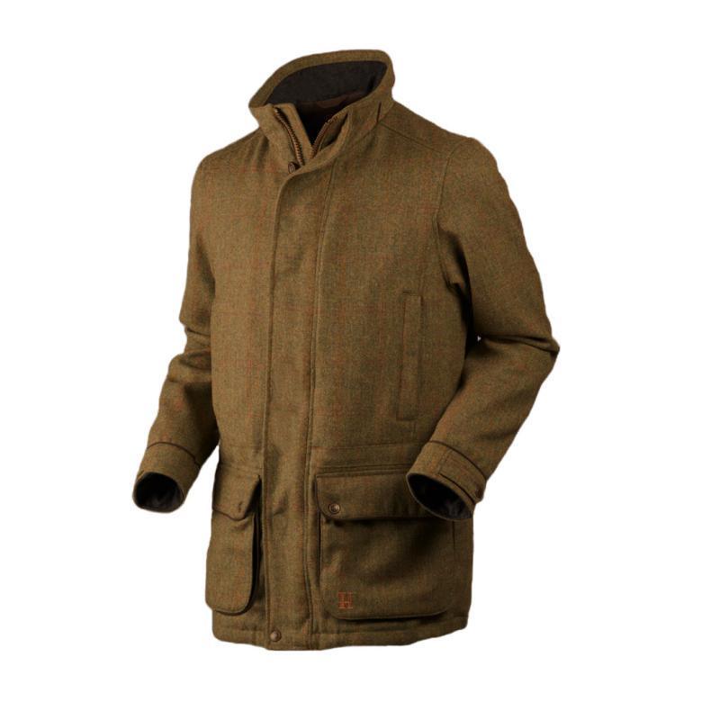 Harkila Stornoway HWS Mens Waterproof Tweed Jacket - Terragon Brown - William Powell