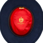 Hicks & Brown Chelsworth Coque & Pheasant Fedora - Navy - William Powell