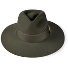 Hicks & Brown Oxley Wide Brimmed Fedora - Olive - William Powell