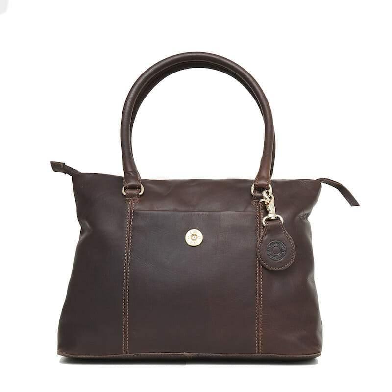 Hicks & Hides Hidcote Cartridge Ladies Handbag - Brown - William Powell