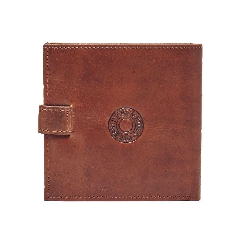 Hicks & Hides Shotgun Licence Wallet (11.5cm x 11.5cm) - Cognac - William Powell