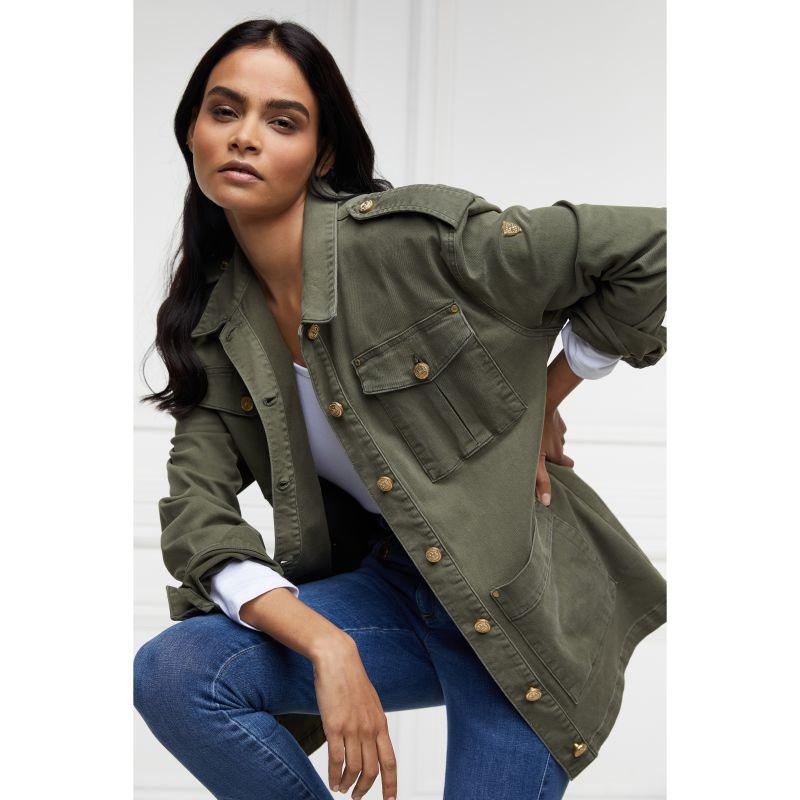 Holland Cooper Artillery Ladies Jacket - Hunter Green - William Powell