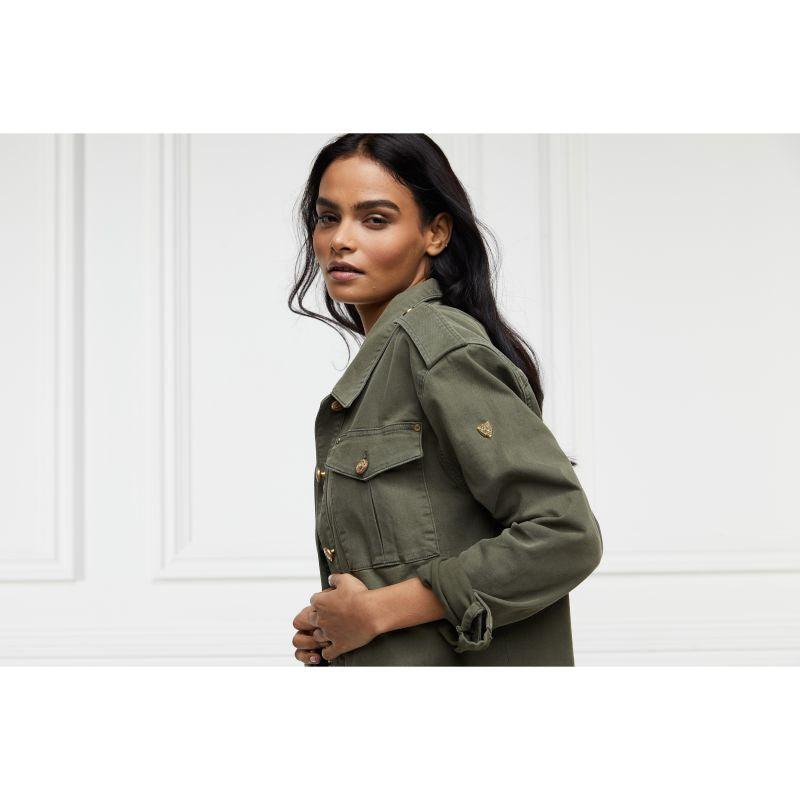 Holland Cooper Artillery Ladies Jacket - Hunter Green - William Powell