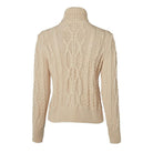 Holland Cooper Belgravia Cable Ladies Roll Neck Knit - Oatmeal - William Powell