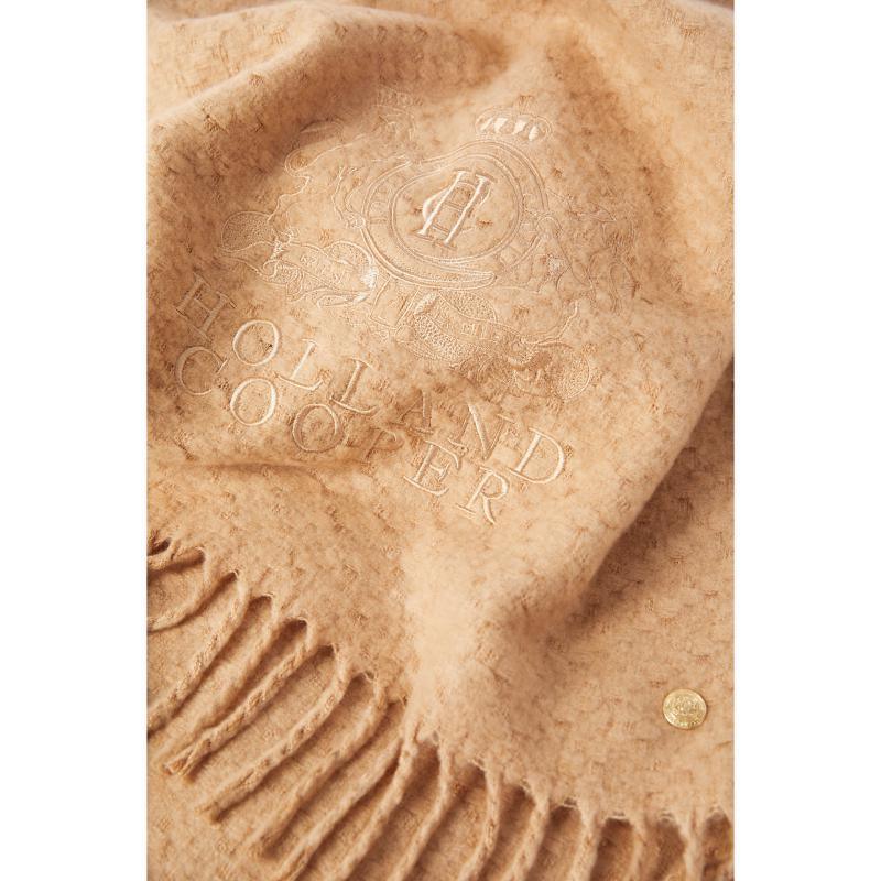 Holland Cooper Chelsea Ladies Scarf - Camel Marl - William Powell