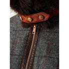 Holland Cooper Chiltern Ladies Cape - Mid Blue Check - William Powell
