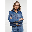 Holland Cooper Iconic Ladies Denim Jacket - Classic Indigo - William Powell
