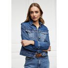 Holland Cooper Iconic Ladies Denim Jacket - Classic Indigo - William Powell