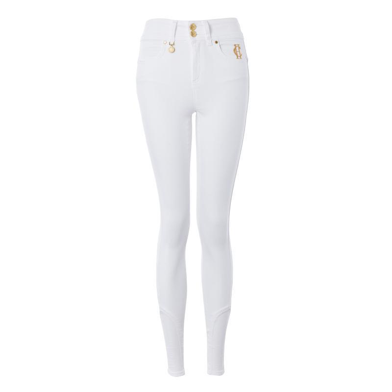 Holland Cooper Ladies Jodhpur Jeans  - White - William Powell