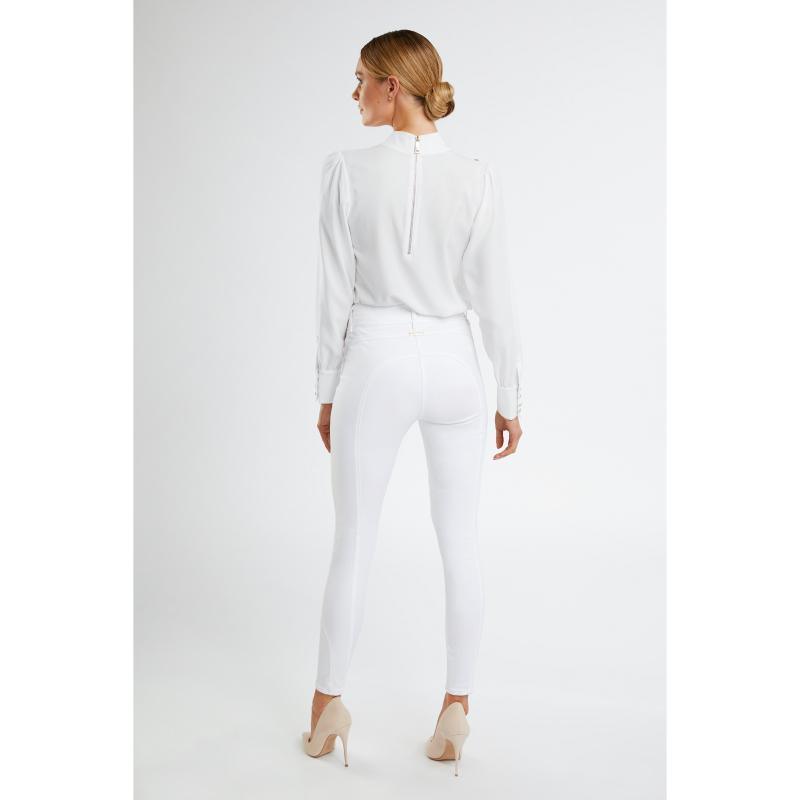 Holland Cooper Ladies Jodhpur Jeans  - White - William Powell