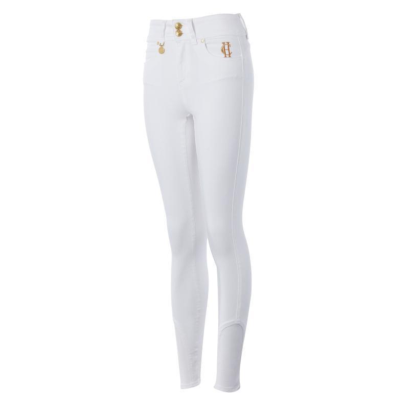 Holland Cooper Ladies Jodhpur Jeans  - White - William Powell
