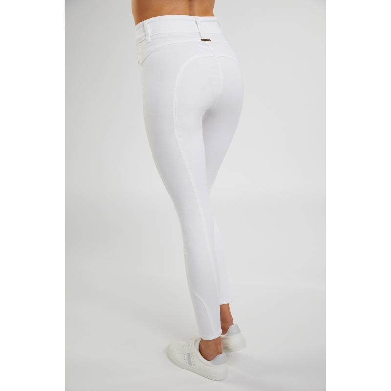 Holland Cooper Ladies Jodhpur Jeans  - White - William Powell