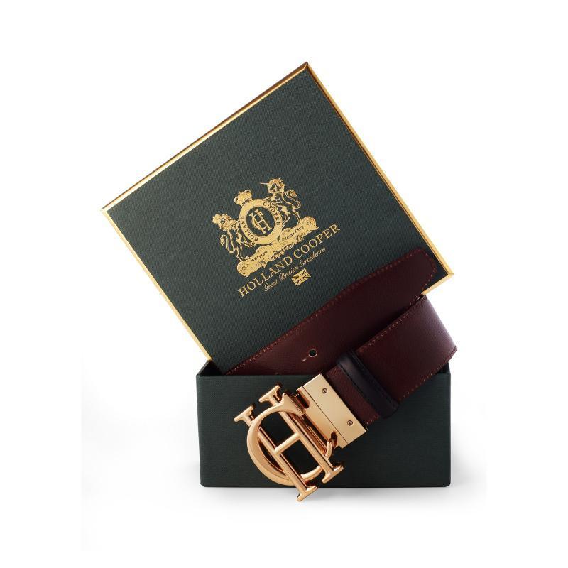 Holland Cooper Reversible Classic Ladies Belt - Black/Brown - William Powell