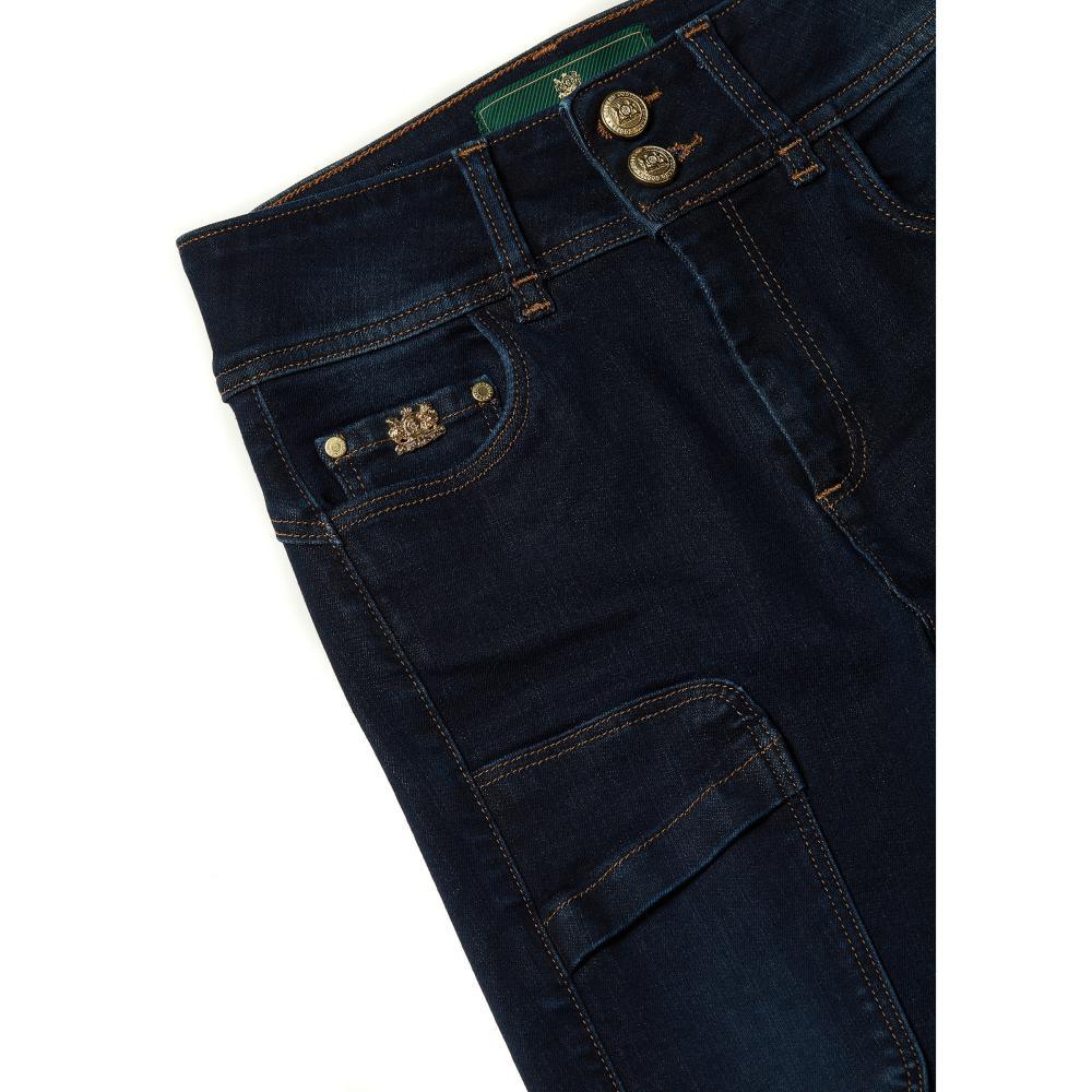 Holland Cooper Thermal Jodhpur Ladies Jeans - Dark Indigo - William Powell