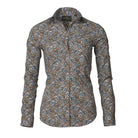 Laksen Birds & Blossom Ladies Shirt - Olive - William Powell