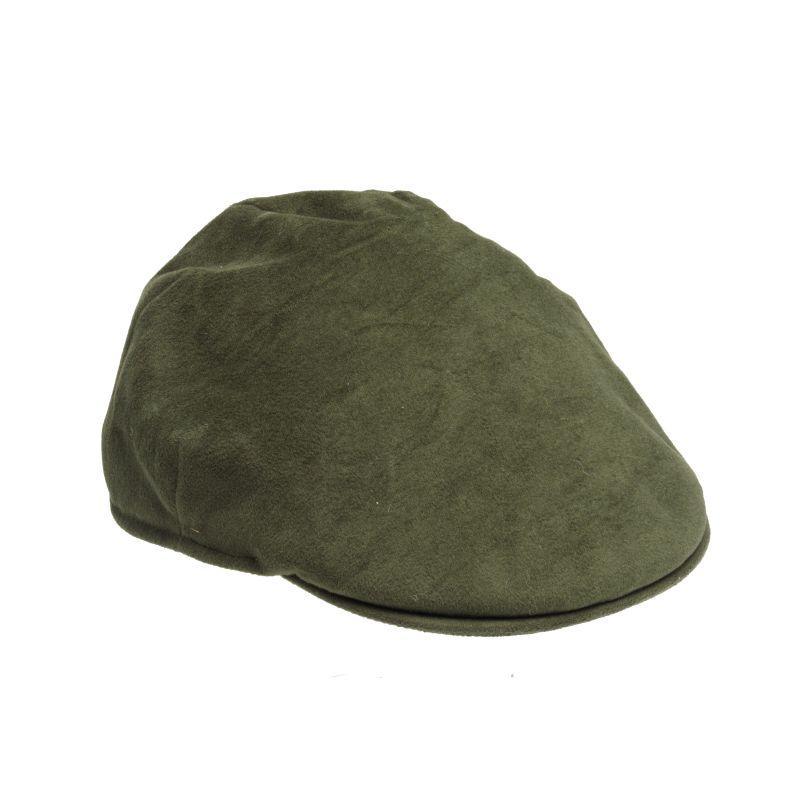 Laksen Broadland Balmoral Moleskin Mens Cap - Loden - William Powell