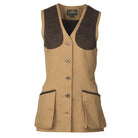 Laksen Cottonwoods Ladies Shooting Vest - Camel - William Powell
